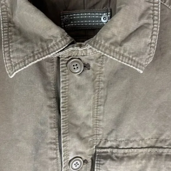 Gap 1969 Alpine Standard Issue Army Green‎ Military Style Utility Jacket Sz M